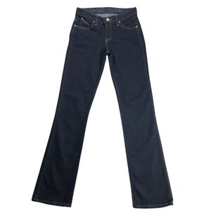 Wrangler Q-Baby Ultimate Riding Blue Jeans SZ 3/4 Tall